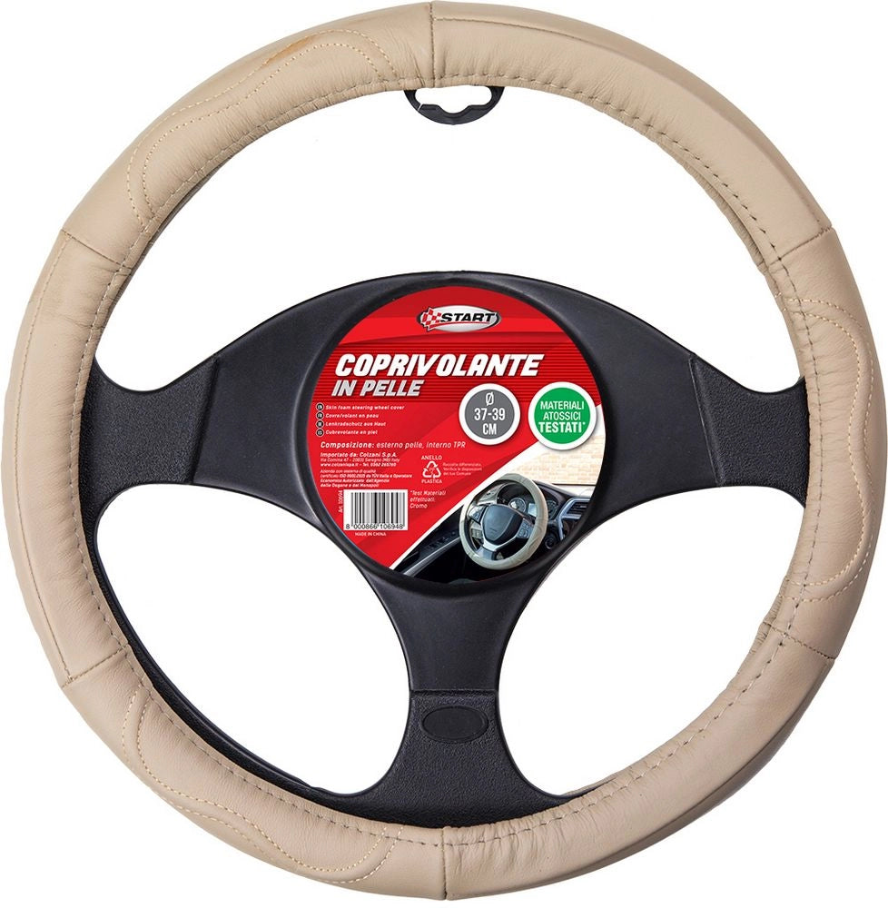Coprivolante auto beige pelle adulto comoditÃ  sicurezza 37x39 protezione