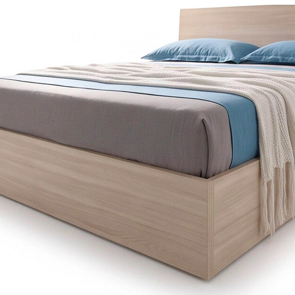 Letto matrimoniale contenitore Manitoba olmo