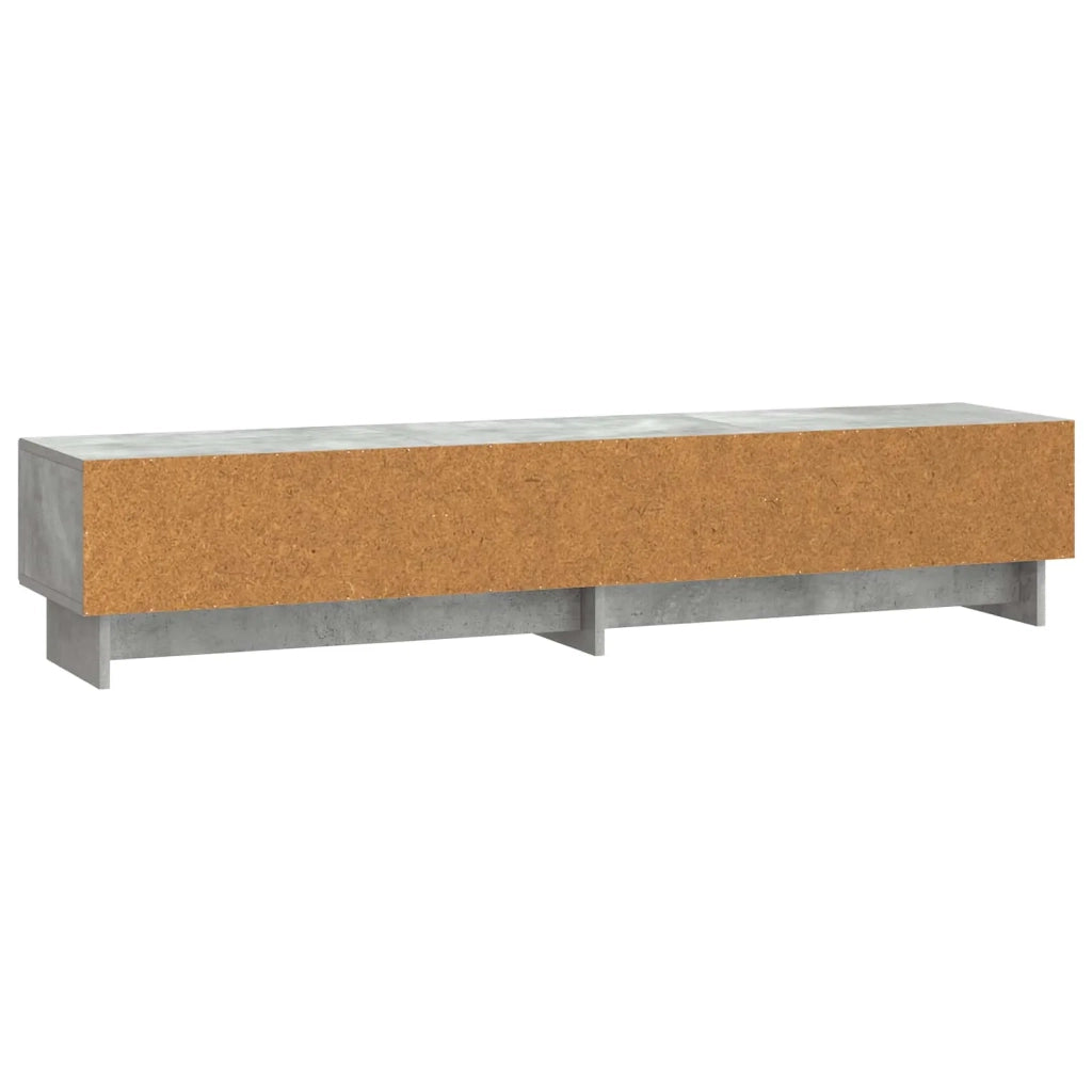 Mobile TV con cassetto-Credenza per TV Grigio Cemento 147 x 34,5 x 30 cm 689686
