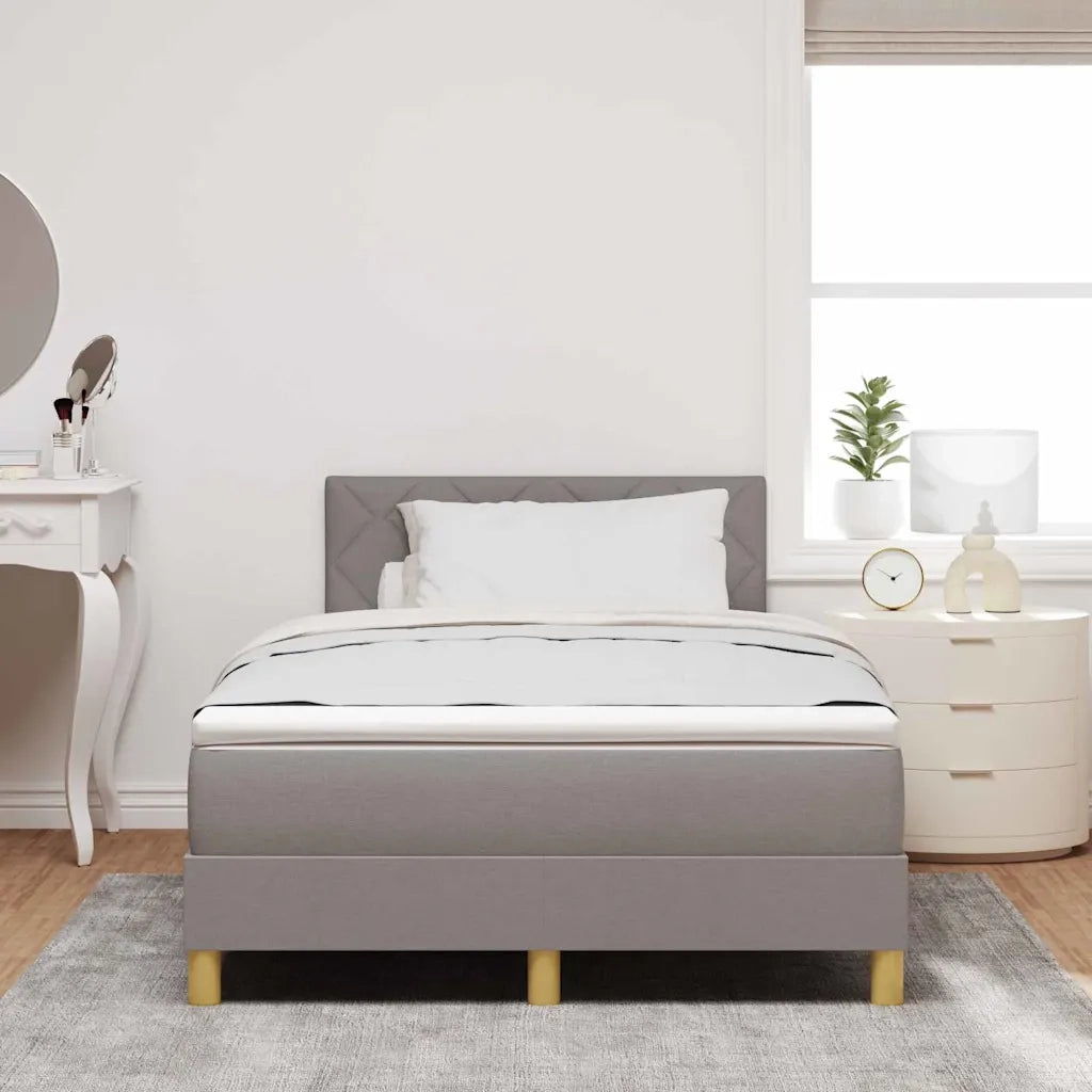 Letto a Sorgente LED con materasso Talpa 120 x 190 cm Tessuto