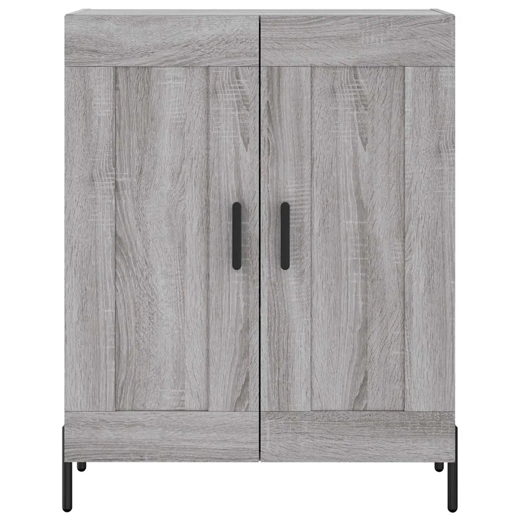 Credenza Grigio Sonoma 69,5x34x180 cm in Legno Multistrato 3198351