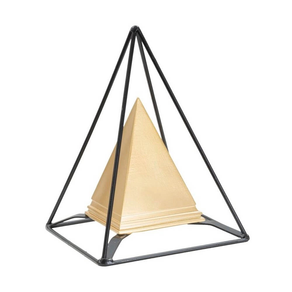 Soprammobile statua dorata di piramide - PYRAMIX