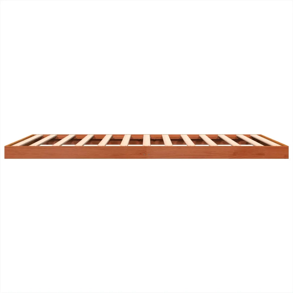 Giroletto Marrone Cera 120x200 cm in Legno Massello di Pino 847151