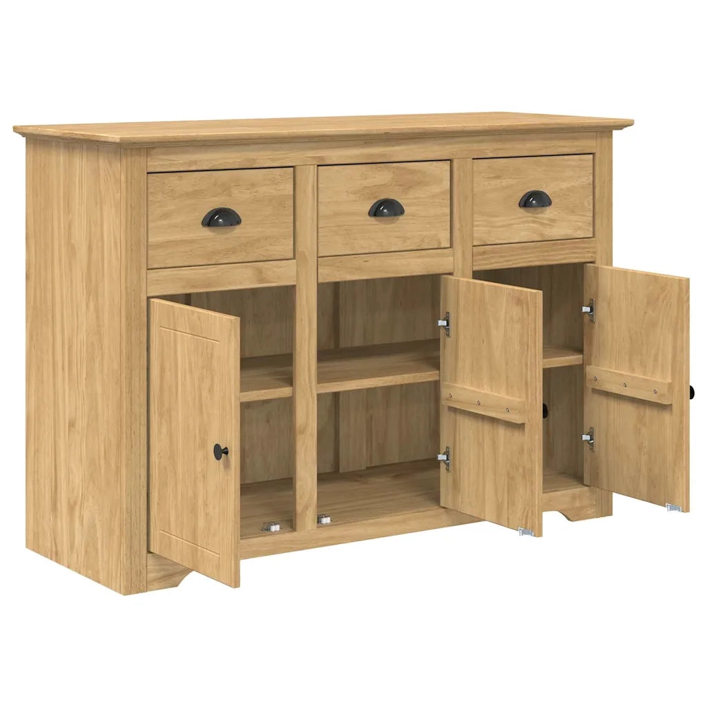 Credenza con cassetto BODO Marrone miele 115,5 x 44 x 80 cm