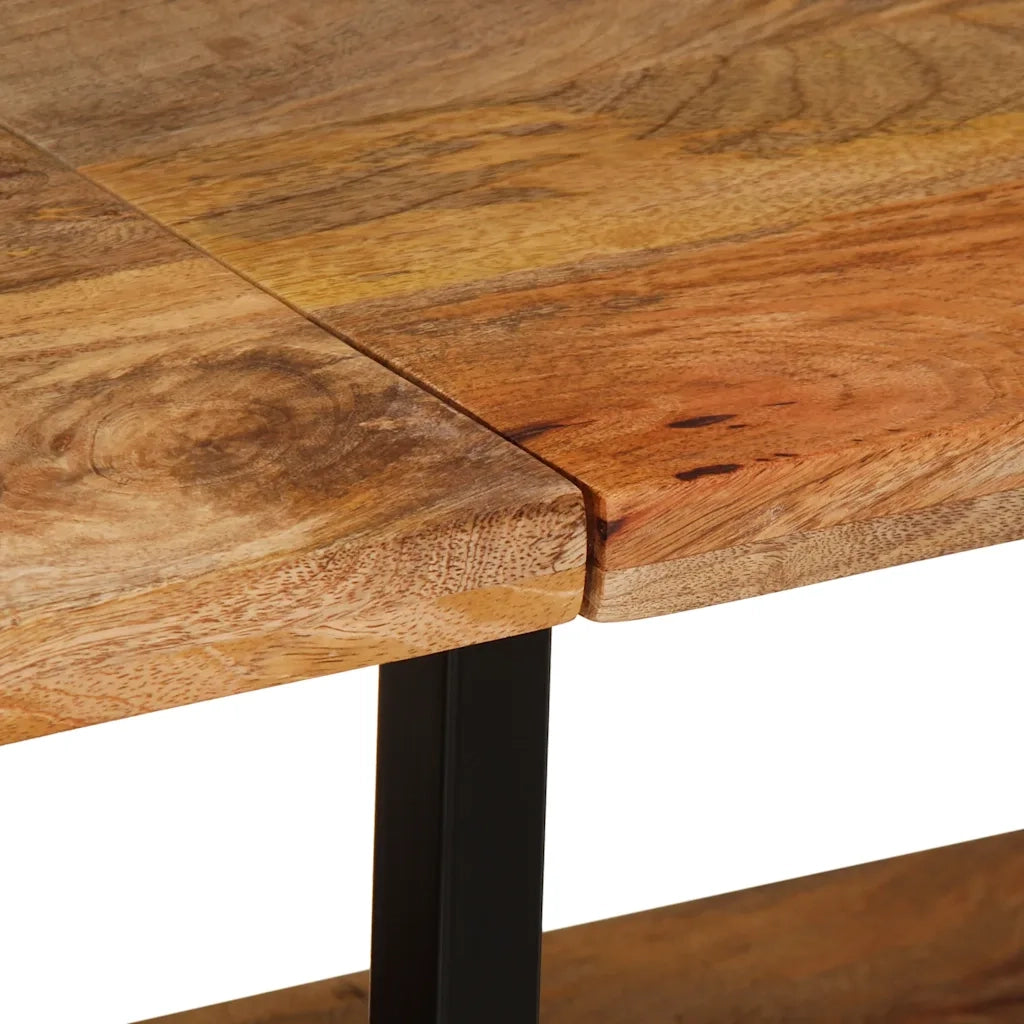 Tavolo Consolle 180x35x70 cm in Legno Massello di Mango 373614