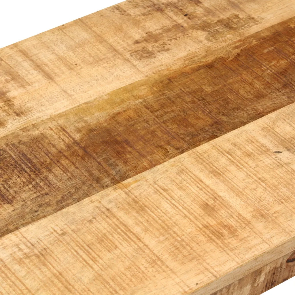 Panca 160 cm in Legno Massello di Mango e Acciaio 286461