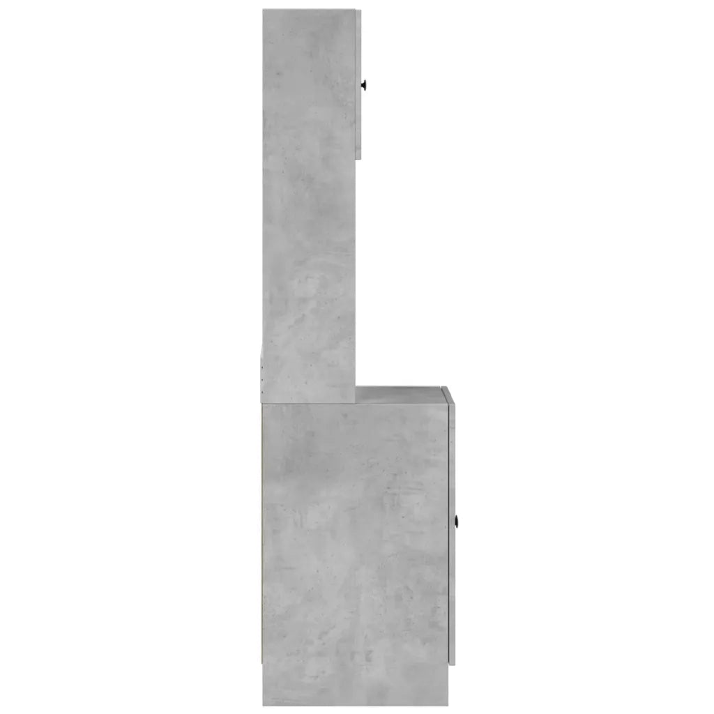 Mobile da cucina-Armadio da cucina Grigio 60x50x180 cm in Legno Multistrato