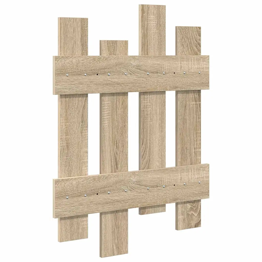 Appendiabiti a muro Rovere Sonoma 60 x 3 x 82 cm 874477