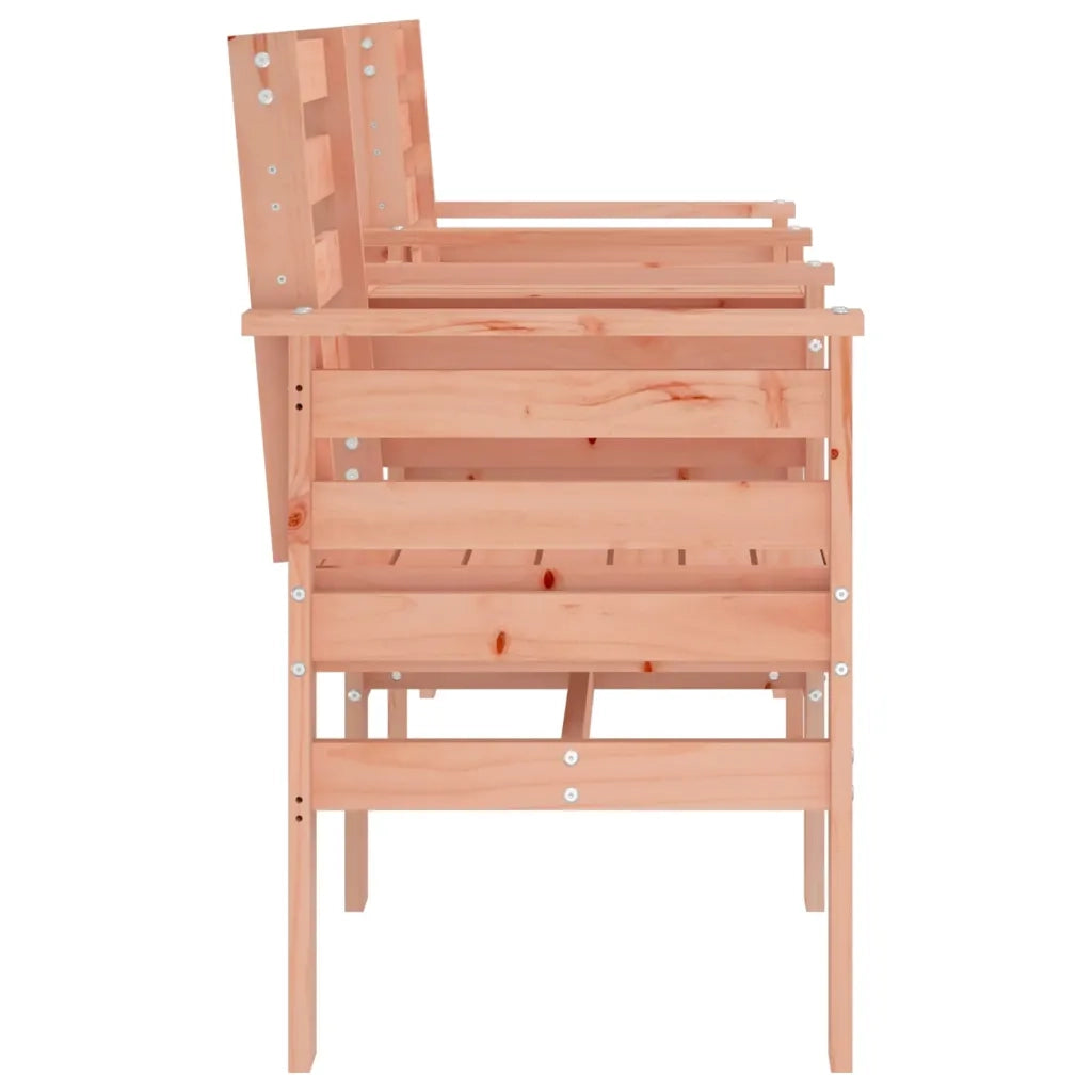 Panca da Giardino con Tavolino 2 Posti Legno Massello Douglas 825161