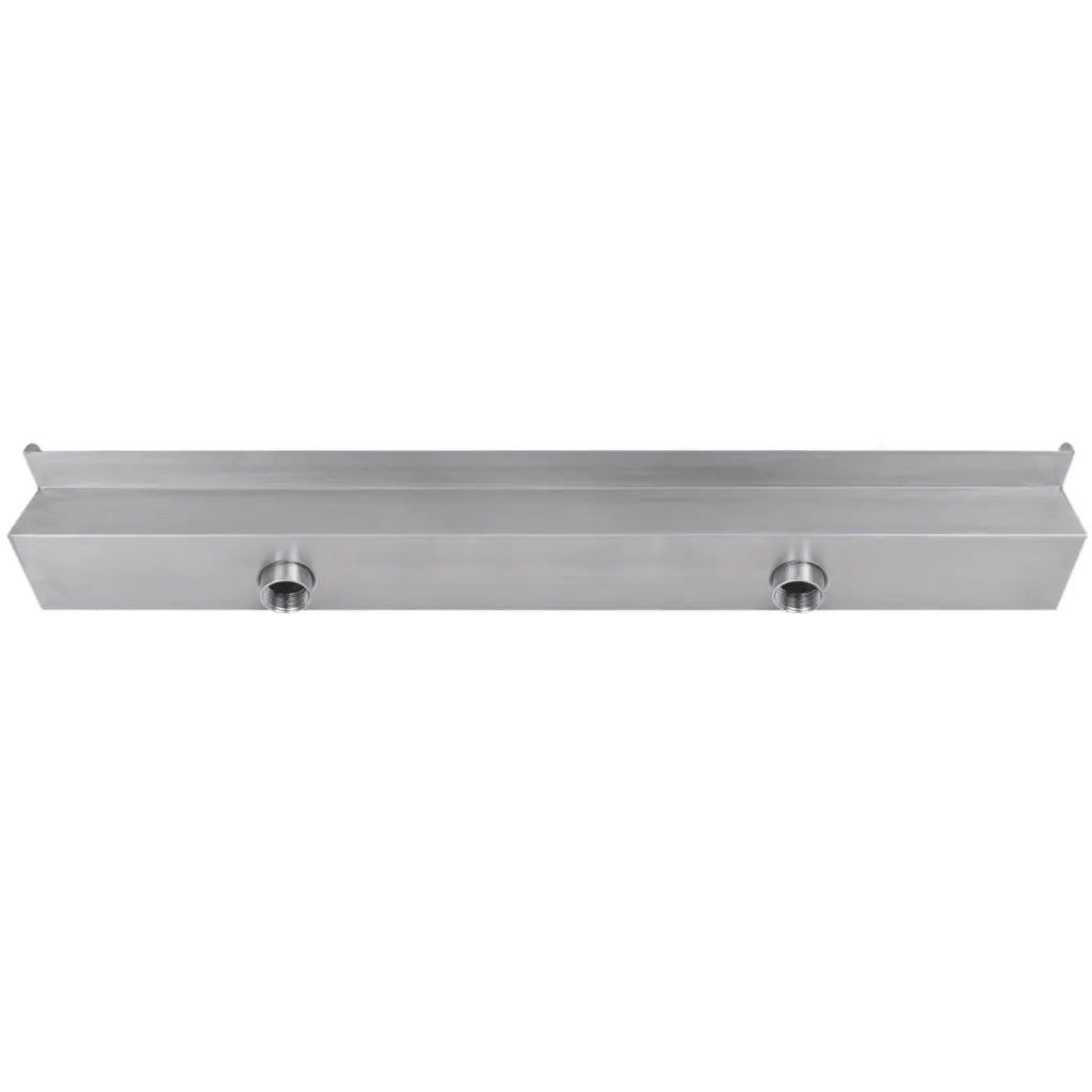 Cascata per Laghetto Rettangolare con LED in Acciaio Inox 90 cm 41674