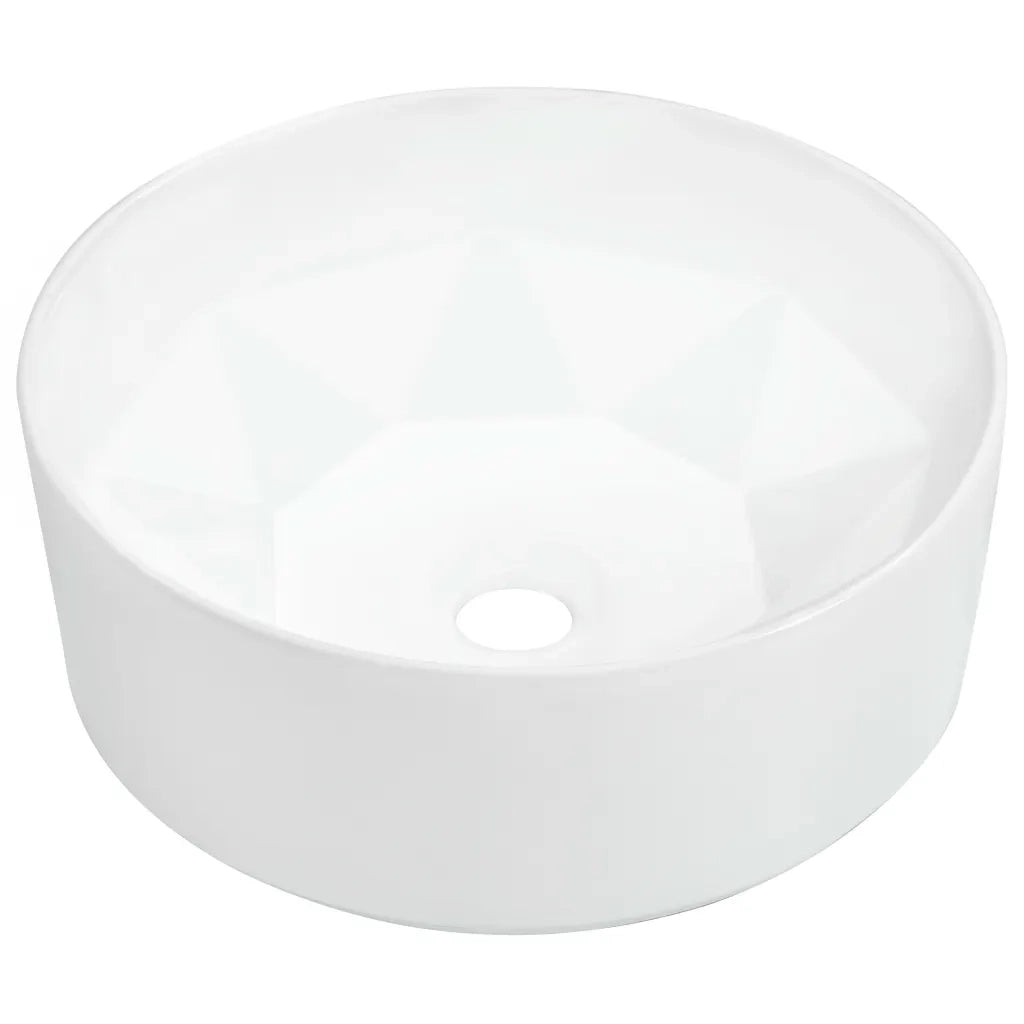 Lavandino 36x14 cm in Ceramica Bianco CFW6454936