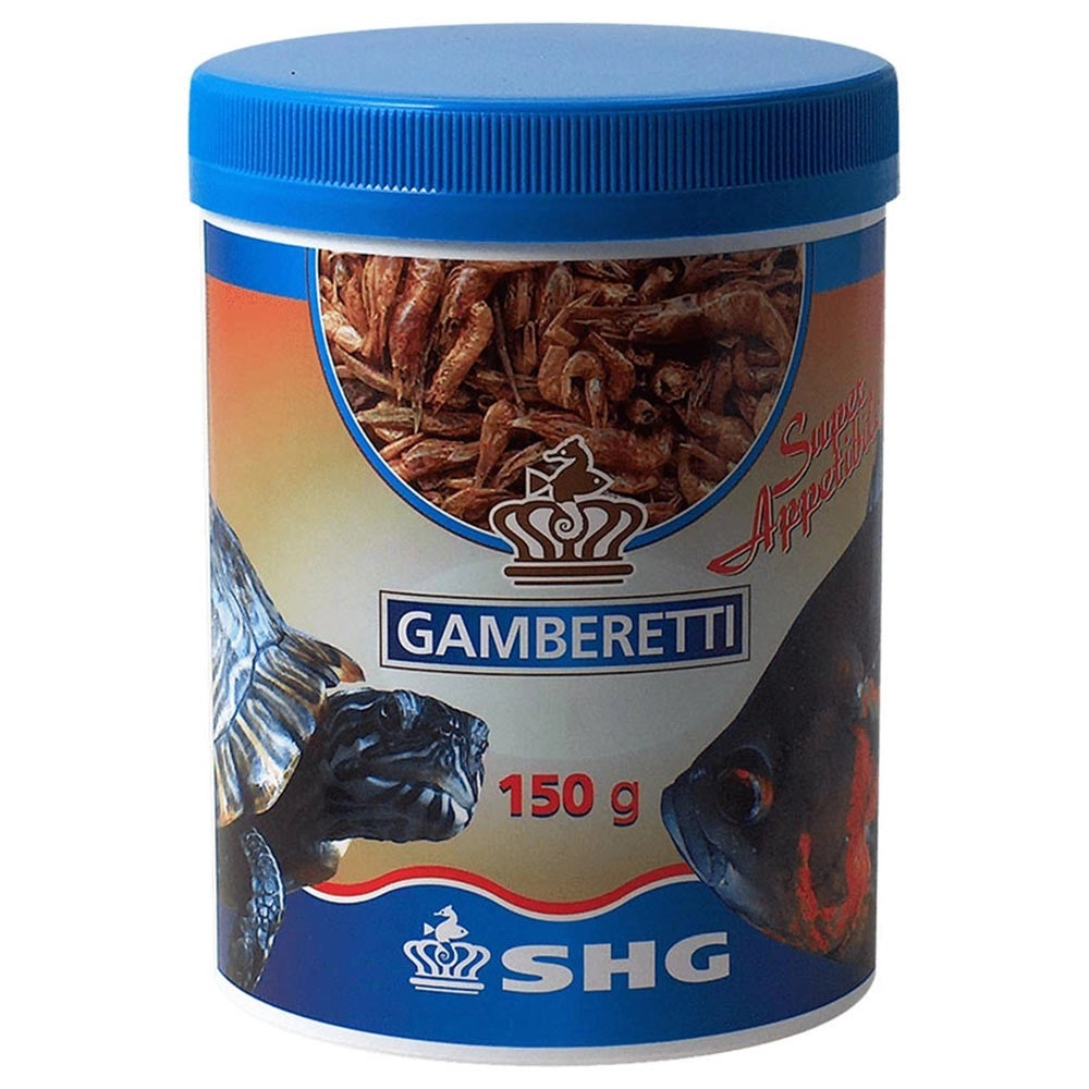 SHG Gamberetti - Gamberetti Liofilizzati per Tartarughe Acquatiche Adulte Formato: 150 gr