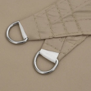 Parasole a Vela Oxford Rettangolare 5x6 m Grigio Talpa