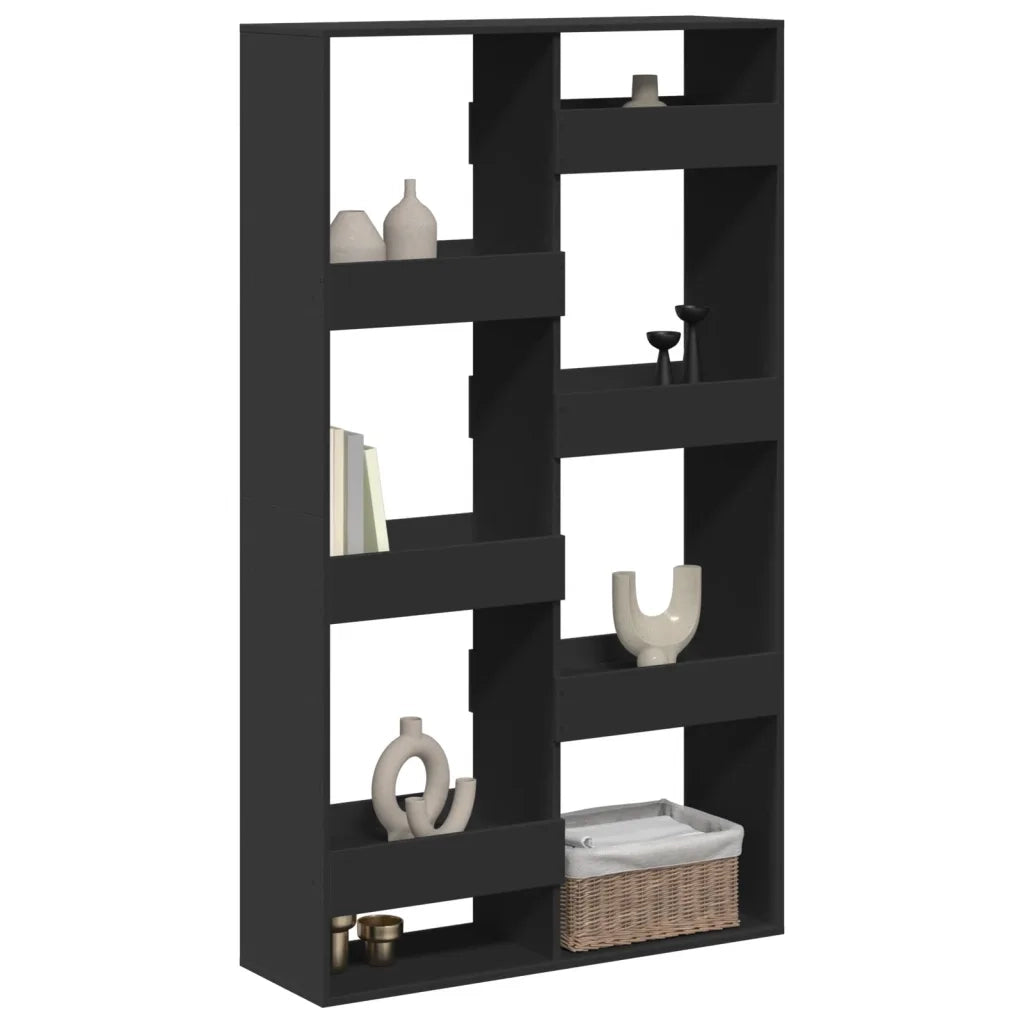 vidaXL Divisorio Nero 100x33x175 cm in Truciolato