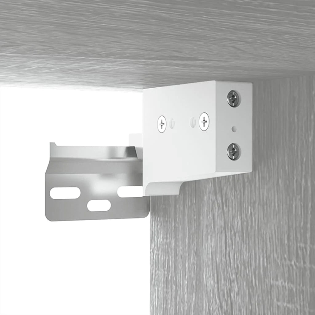 Mobile TV multimediale scaffale TV credenza mobile TV sala da pranzo soggiorno camera da letto a parete Sonoma 100 x 34,5 x 40 cm grigio 02_0028174
