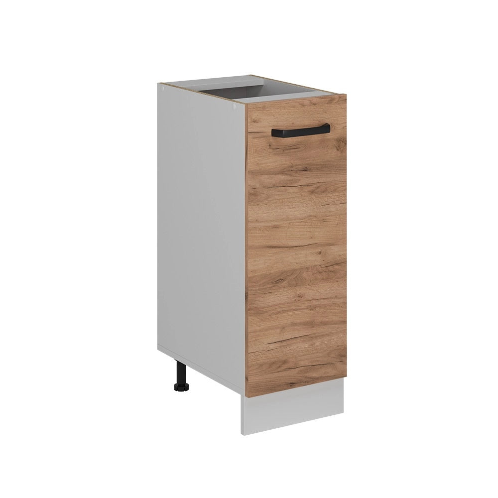 Armadio cucina dispensa alto R-Line Rovere dorato/Bianco 30 cm senza piano di lavoro Vicco