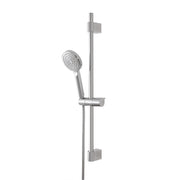 Saliscendi doccia 70 cm regolabile con doccetta tonda in ABS cromato lucido Hidra
