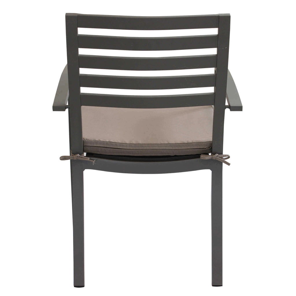 Poltrona da Giardino Impilabile in Alluminio cm 55 5x61x85 - DAVID