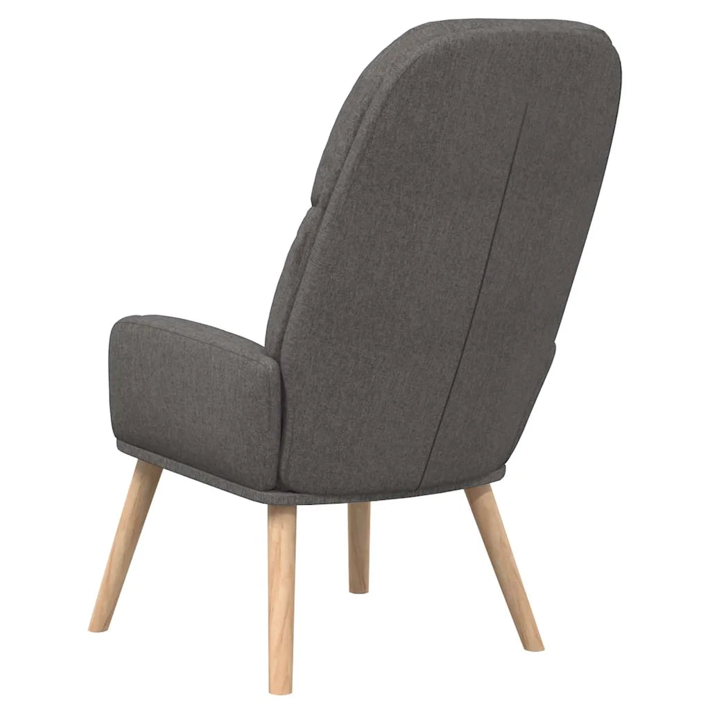 Divano Sedia-Poltrona Relax Grigio Scuro in Tessuto 701113