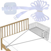 Raccordo per lettino da bambino - Fissaggio al lettino supplementare - Raccordo per box spring - 2,5 cm × 6 m - Raccordo fermo per lettino da bambino - Raccordo per lettino supplementare da bambino box spring