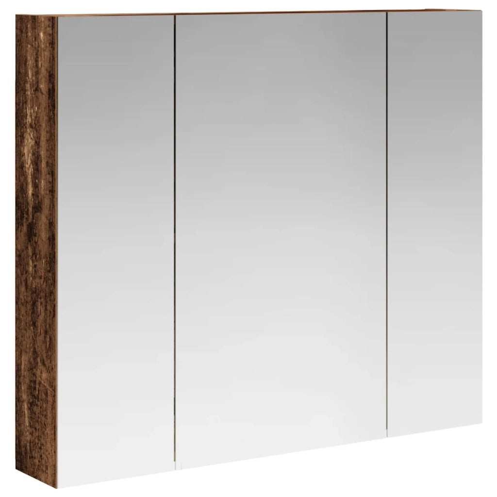 Mobiletto per specchio da bagno Legno vecchio 80 x 14.5 x 70 cm 889109