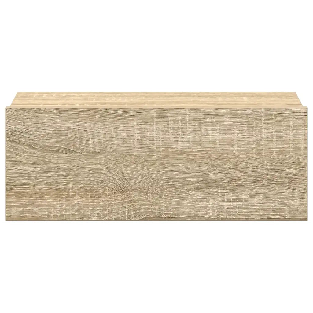 Comodino Pensile Rovere Sonoma 40x30x15 cm Truciolato cod mxl 51761