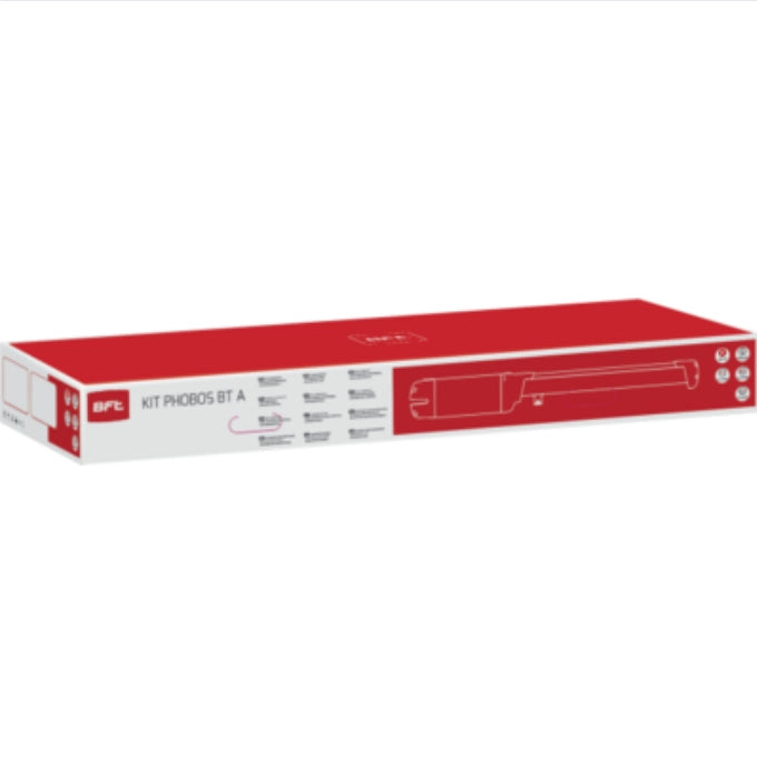 Bft kit completo 24 volt cancelli battente 400kg phobos bt a25