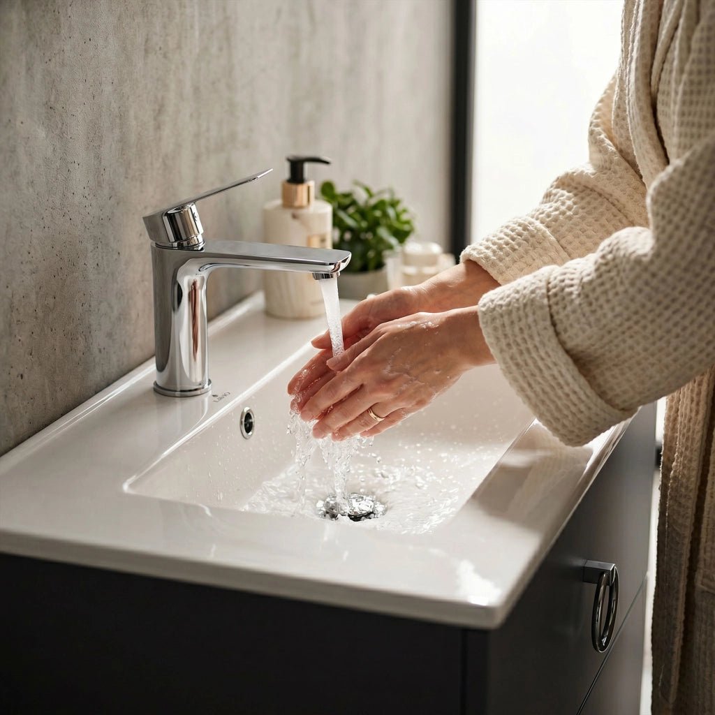 Lavabo incasso rettangolare NORDIS ceramica 61 cm Bianco