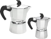 Macchina per espresso Moka con 3 tazze - Preparazione del caffè con stile