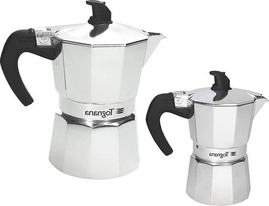 Macchina per espresso Moka con 3 tazze - Preparazione del caffè con stile