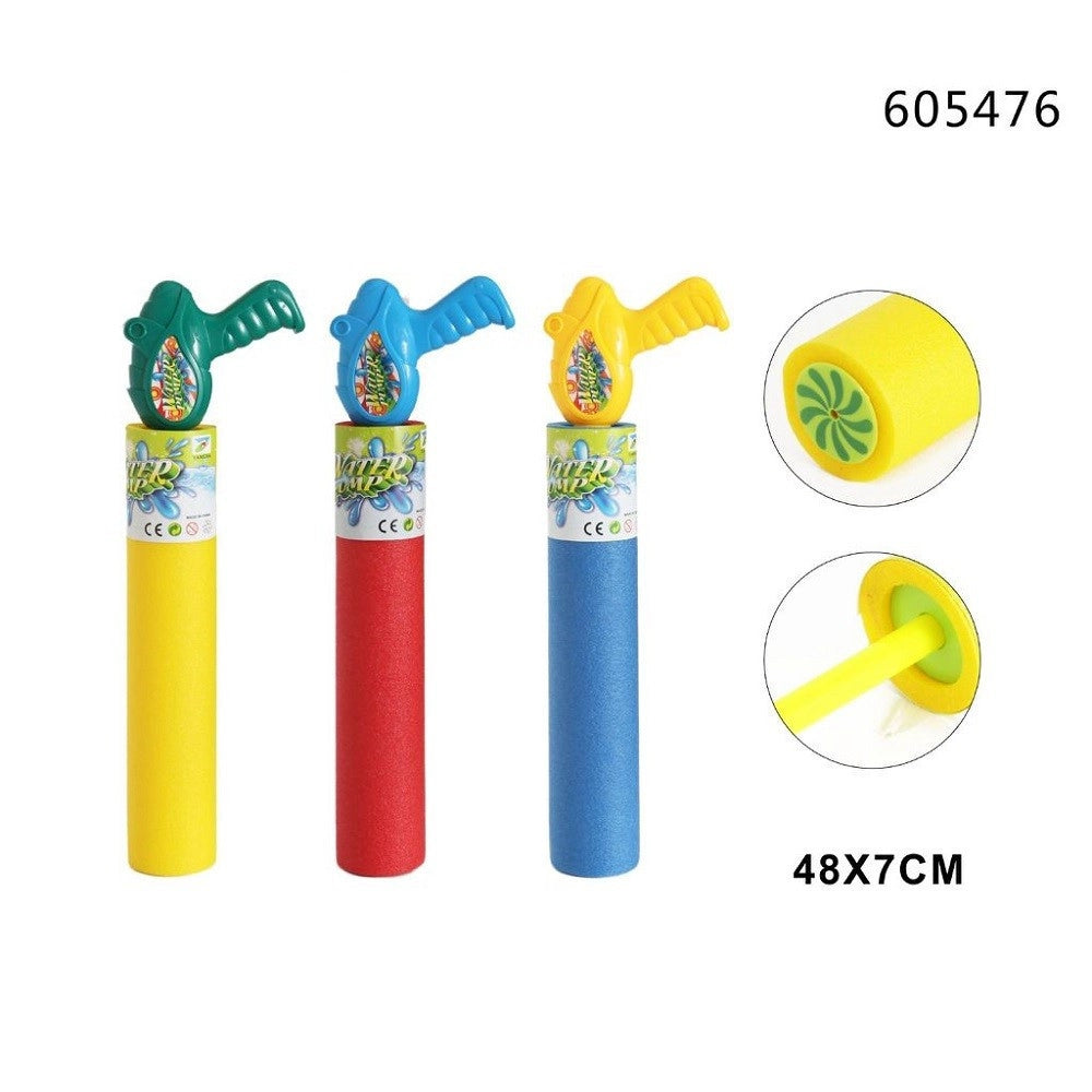 Trade Shop - Pistola Ad Acqua 48x7cm Tubo Schiuma Manico Pvc Estate Giocattoli Bambini 605476 -