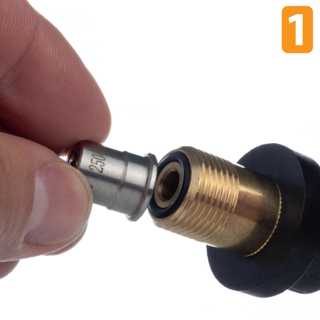 Lancia Mini con Ugello Piatto compatibile con Idropulitrici Kärcher K2-K7 – Pressione Max 160 Bar, Lunghezza 10 cm
