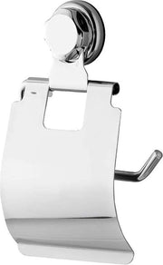 Sostegno per rotoli di carta igienica, fissaggio con vite, capacità di carico fino a 3 kg, acciaio inox verniciato, dimensioni 14,8 x 3,3 x 22,5 cm
