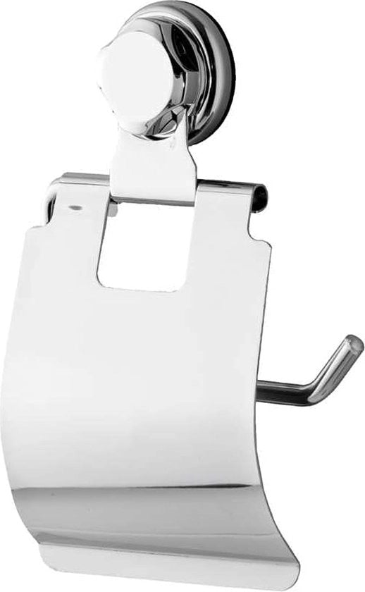 Sostegno per rotoli di carta igienica, fissaggio con vite, capacità di carico fino a 3 kg, acciaio inox verniciato, dimensioni 14,8 x 3,3 x 22,5 cm