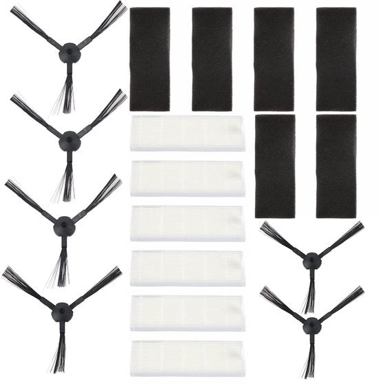 Kit di sostituzione filtro per aspirapolvere - Accessori per aspirapolvere - Kit di spazzola laterale - Adatto per A6/A4/A4s - Ecologico - Installazione facile - Filtro per aspirapolvere