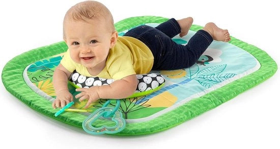 Matita per Tummy Time per Bambini - Compatta e Lavabile in Lavatrice - 2 Accessori Portatili da Rimuovere - Da Nuovo Nato +