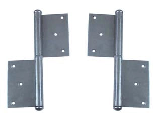 CERNIERE IN GROSSEZZA IN FERRO LUCIDO- - mm.100x75 SX - 12 pezzi