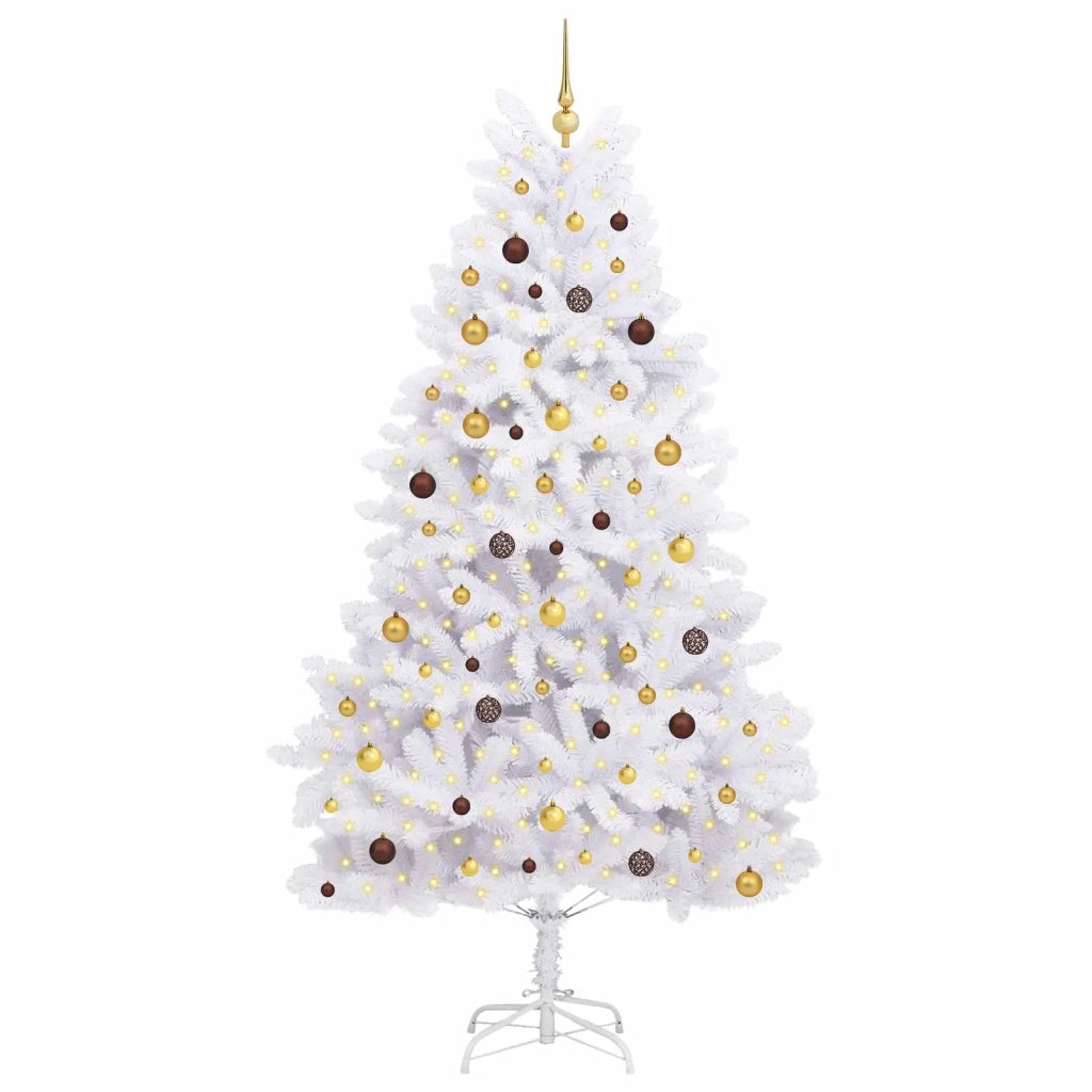 Albero di Natale artificiale Bianco 120 x 120 x 240 cm