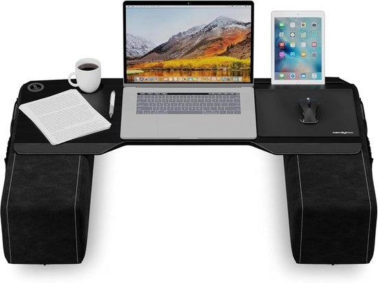 Tavolo portatile ergonomico per PC, console e laptop - per divano, sofà e letto - compatibile con PC, PS4/5, Xbox One/Series X e laptop