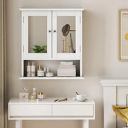 Armadietto bagno con specchio - Xylo - armadietto medicinali bianco, ripiano regolabile, per bagno e lavanderia