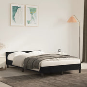 Giroletto senza Materasso-Struttura Letto Nero 120x200 cm Velluto 977216