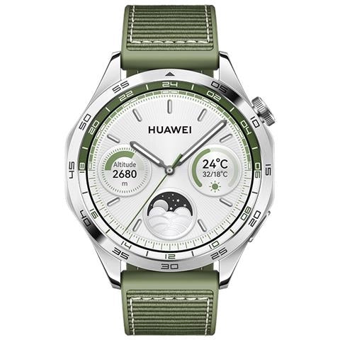 Huawei watch gt 4 3,63 cm (1.43") amoled 46 mm digitale 466 x 466 pixel acciaio inox wi-fi gps (satellitare) - 55020BGV