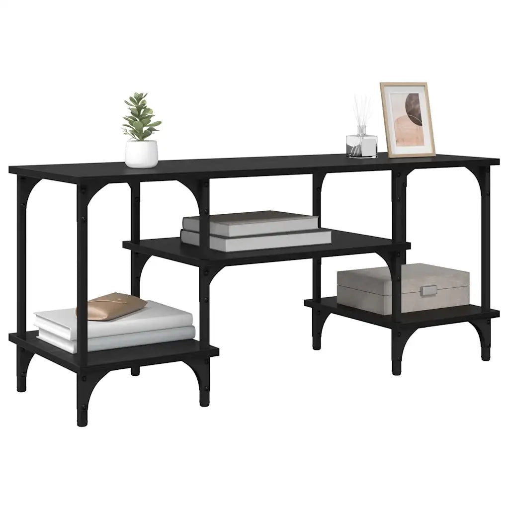 Mobile TV-Credenza per TV-Console TV Rovere Nero 102 x 35 x 45,5 cm