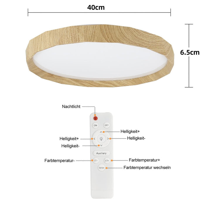 ZMH Lampada da soffitto plafoniera LED Starry Sky 40cm dimmerabile telecomando