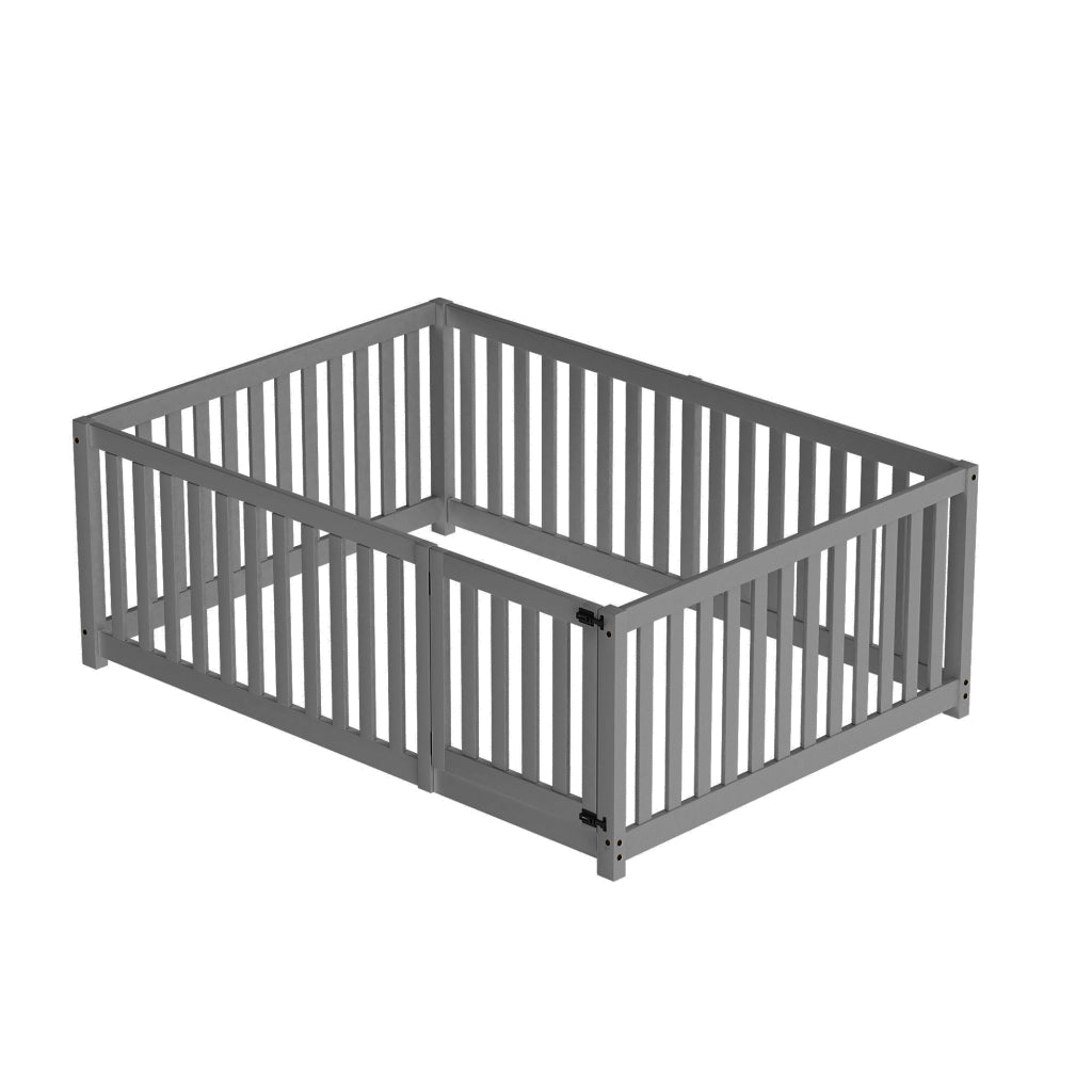 Letto per bambini 140x200 - Xylo - Grigio