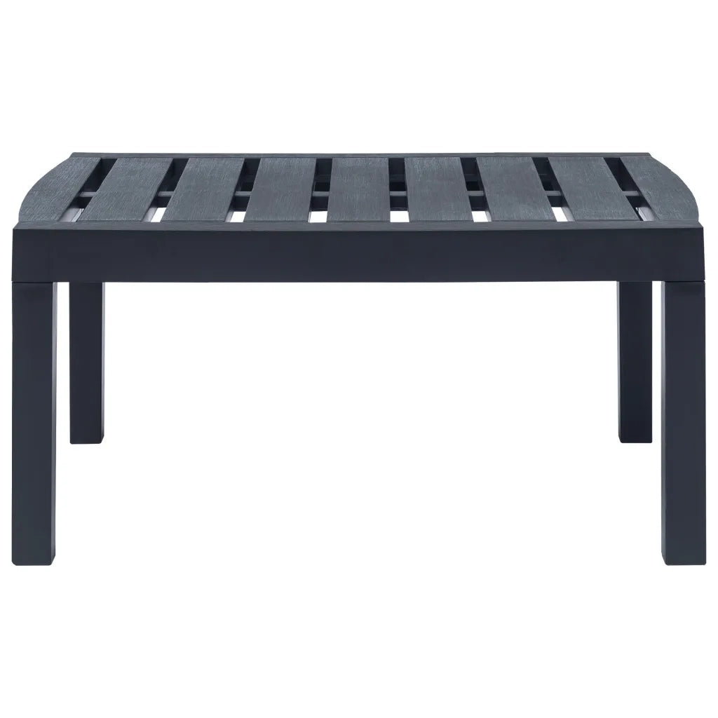 Set Salotto da Giardino 3 pz in Plastica Antracite cod mxl 59820