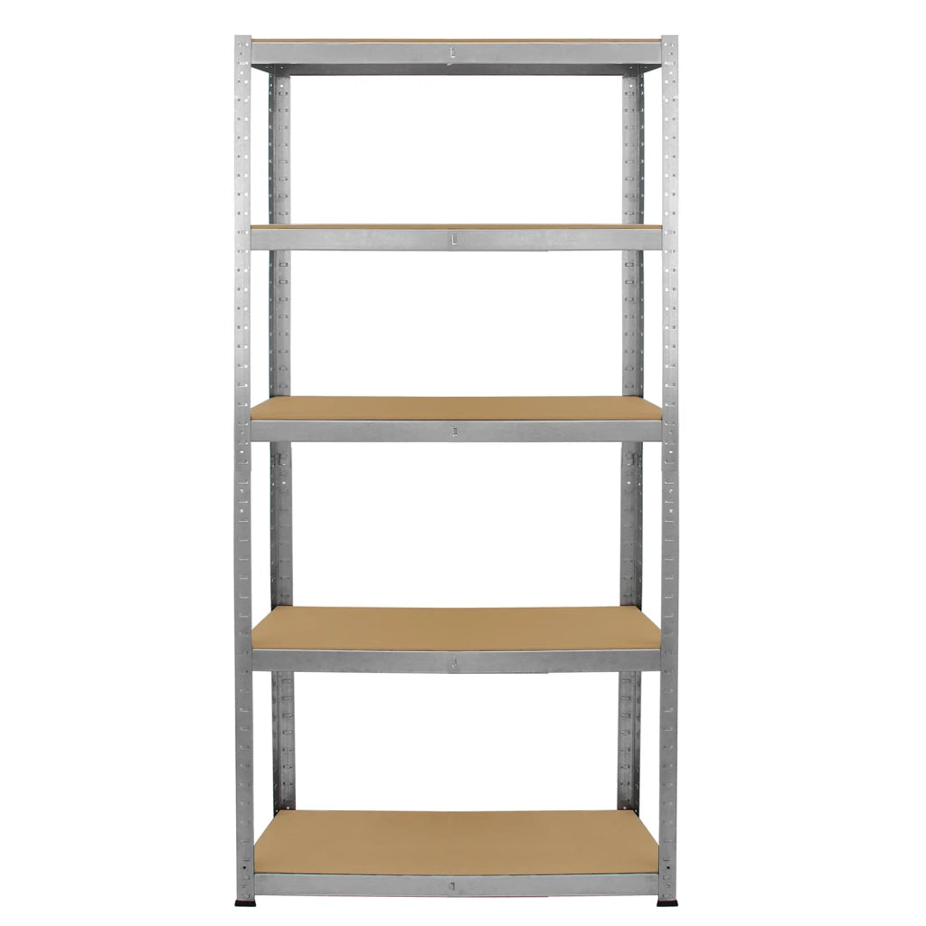 2 Scaffali in Acciaio Senza Bulloni Galwix Grigi Larghi 90cm per Garage