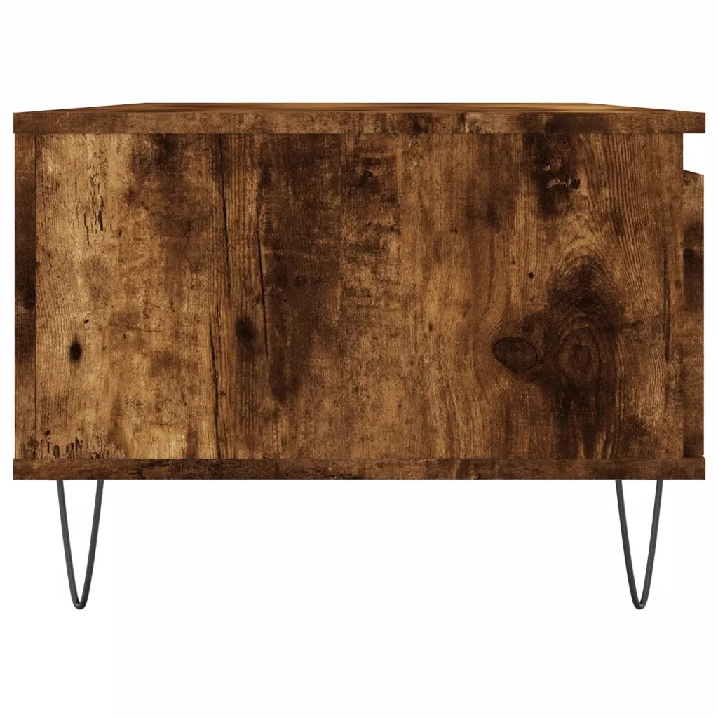 Tavolino da salotto | Tavolino da caff¨¨ | Tavolino da Soggiorno Rovere Fumo 90x50x36,5 cm Legno Multistrato