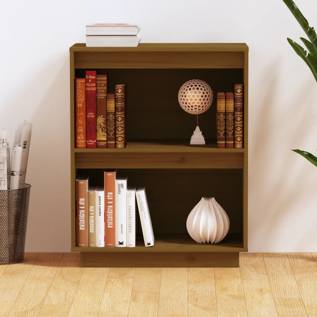 Mobile Consolle Ambrato 60x34x75 cm in Legno Massello di Pino 813822