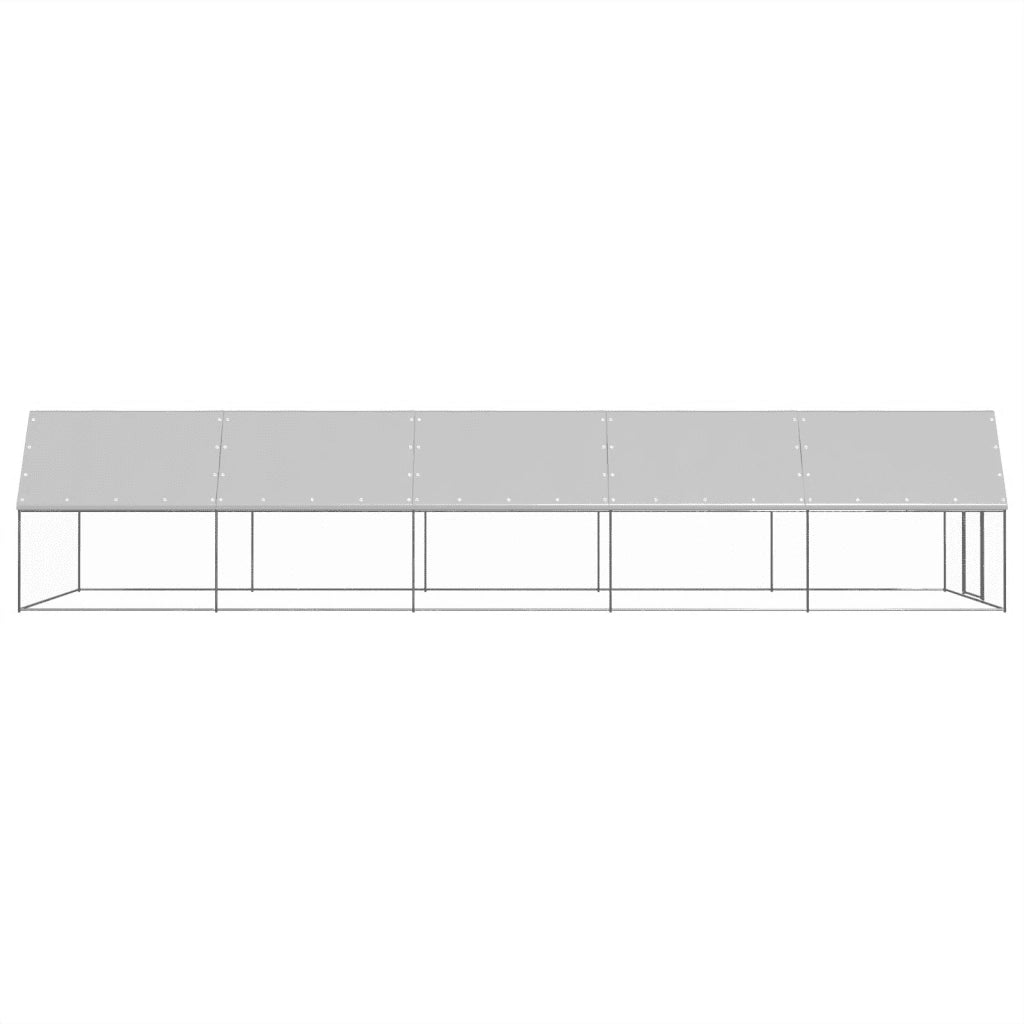 Gabbia per Polli da Esterno 3x10x2 m in Acciaio Zincato cod mxl 54204